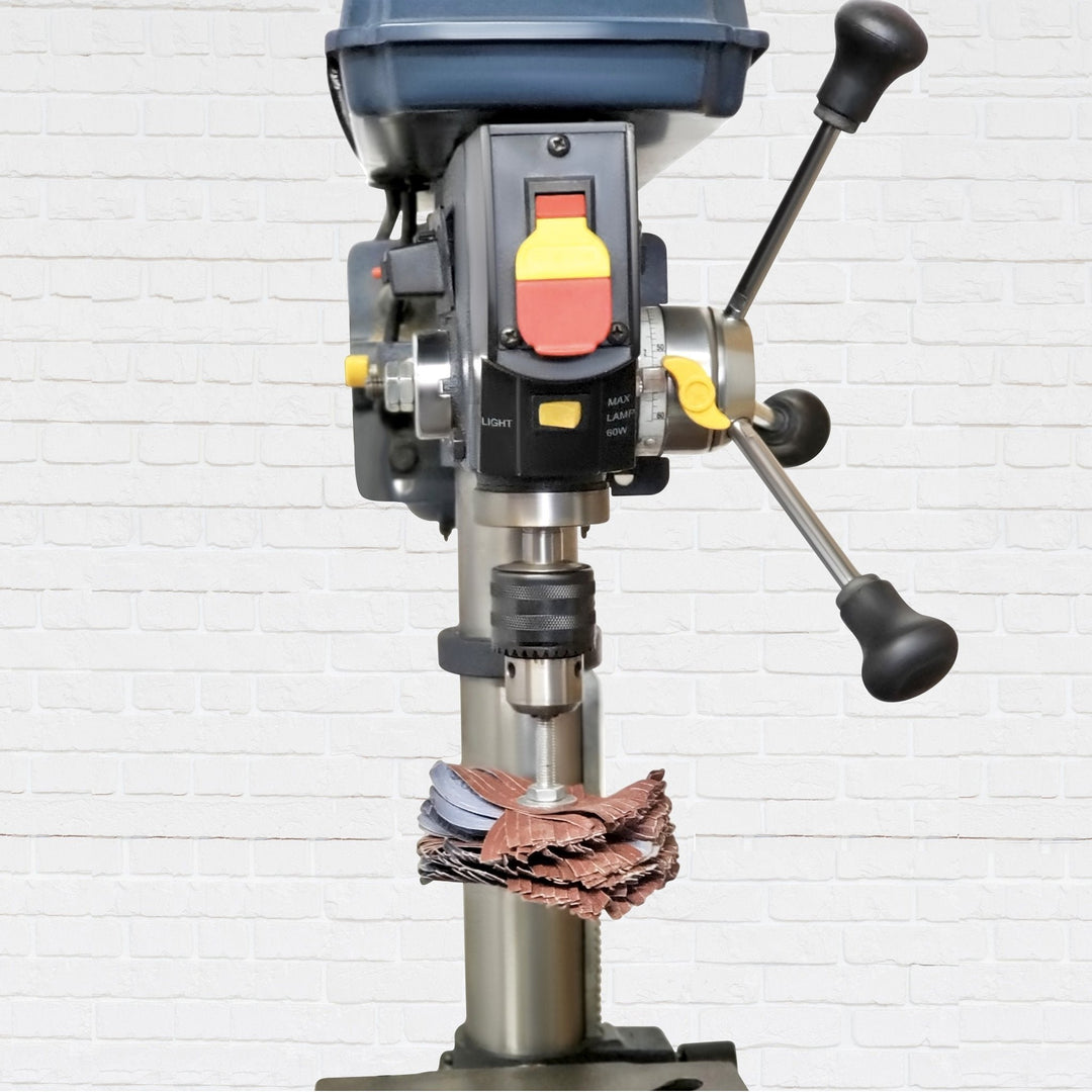 Kit de trapeador de lijado de 4" para taladradora y lijadora de láminas de moldeado