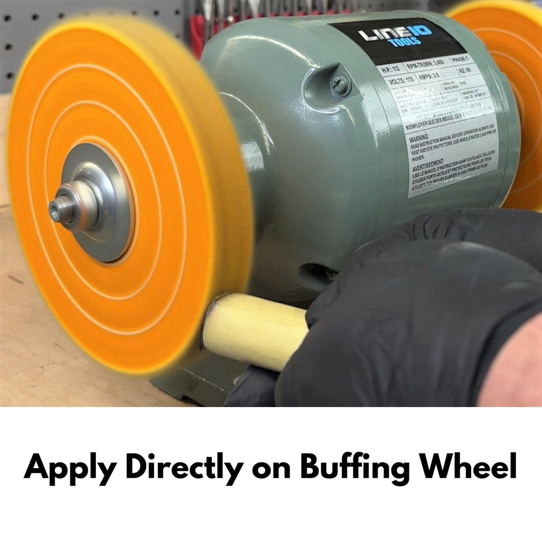 [#1 #2 #5] - Hard Metal 3pk Metal Polishing Buffing Compound Kit 4oz Polish Bars Stick