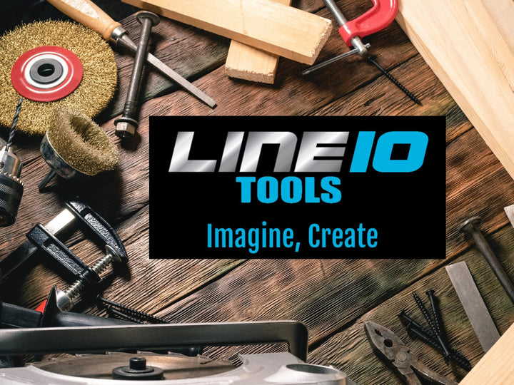 LINE10 Tools Wire Wheel Brush for Drill 3 inch Diameter, Brass-Coated (4 x 3" Wire Wheel Brush)