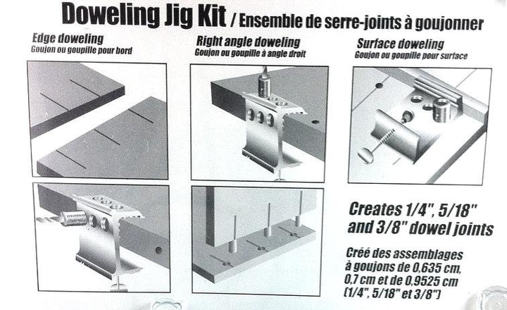 Kit de gabarit de chevilles