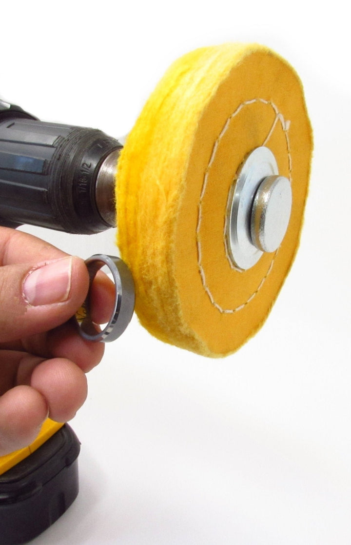 6" Metal Buffing Wheel Kit for Bench Grinder for Gold, Silver, Copper and Brass