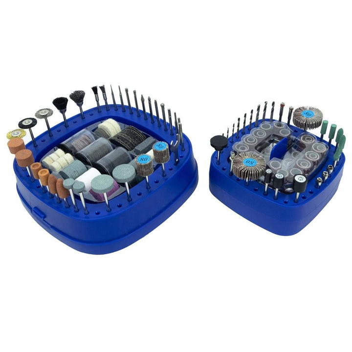 Kit d'accessoires pour outils rotatifs, 276 pièces, avec support de fraises à Base rotative